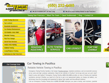 Tablet Screenshot of pacifica.towing-san-francisco.com